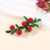 Lightweight Alloy Cranberry Brooch Fashion Accessory Pin For Everyday Wear And Stylish Occasions With Lasting Shine
