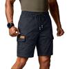 Pantalones de trabajo casuales de cinco pulgadas de largo para hombre - Pantalones cortos sueltos para hombre con múltiples bolsillos para deportes al aire libre, secado rápido, transpirables