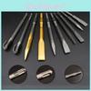 Advanced Rotary Hammer Chisel Bits Set With Chrome Steel Tile Bull Point Chisel For Superior Durability