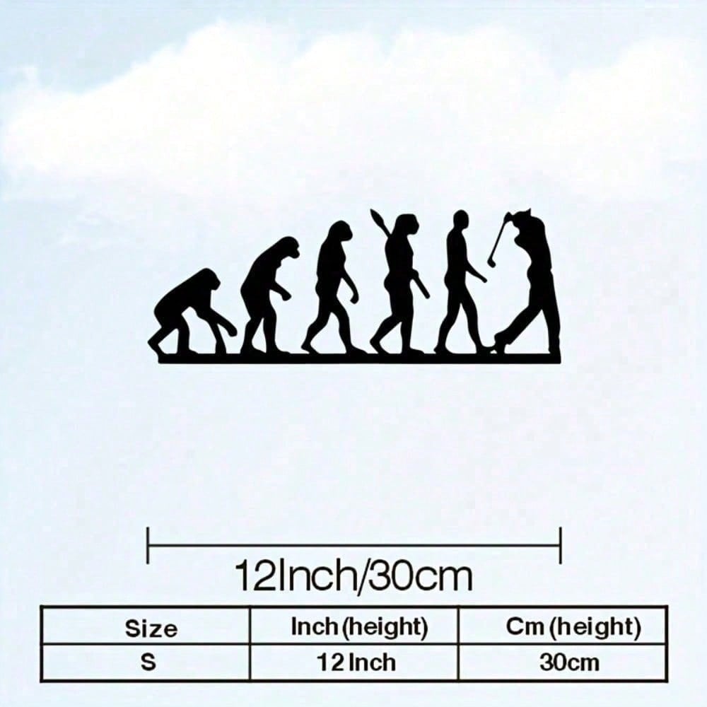 Vintage Golf Metal Wall Art Sports Decor Premium Iron Powder Coated