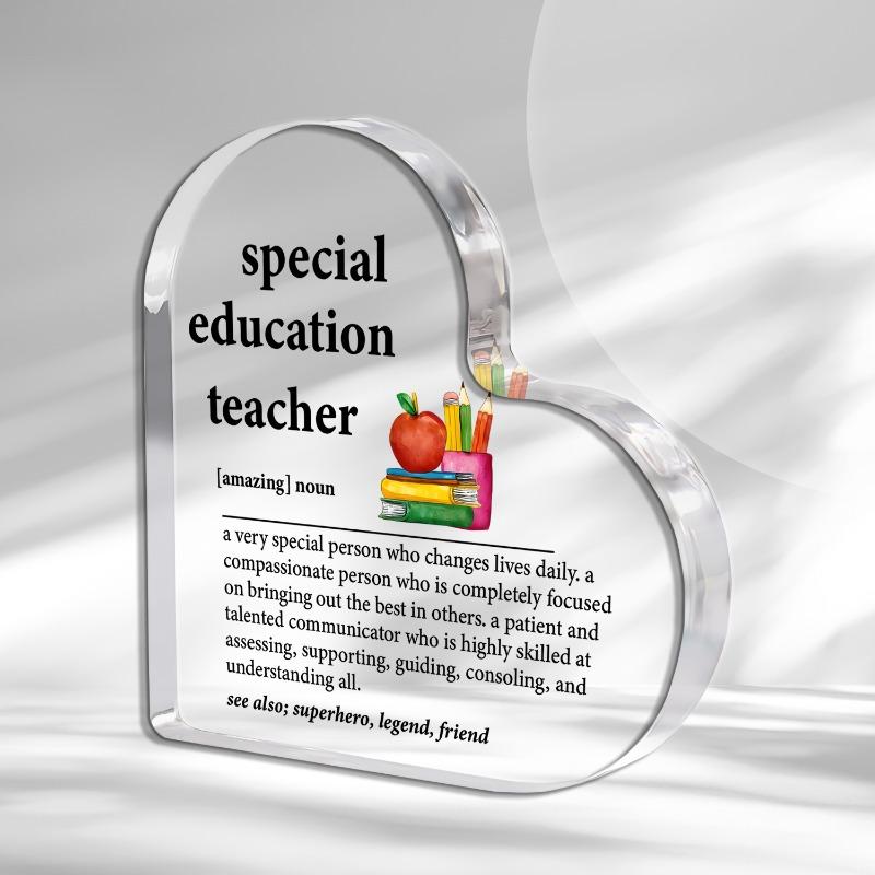 

Autism Teacher Thank You Gift – For Teacher s Day, birthday, retirement, Christmas. Farewell present from students. чистый