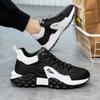 Scarpe da ginnastica da uomo con suola spessa, scarpe da uomo alla moda, scarpe vulcanizzate versatili, scarpe da corsa all'aperto con lacci, antiscivolo, Zapatillas De Hombre