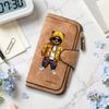 Fashion Cool Bear Pattern Wallet Large Capacity Multi Card Slot Purse