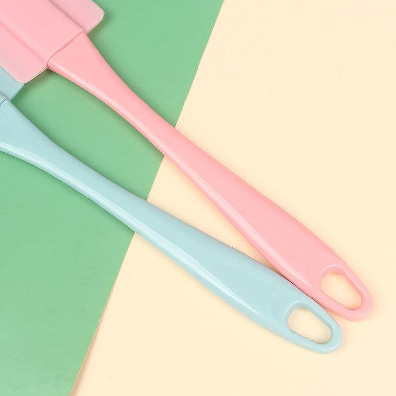 3Pcs Non-Stick Silicone Cream Scraper Bread Cake Butter Spatula Mixer Oil Brush With Pp Handle Cake Spatula Kitchen Baking Tool