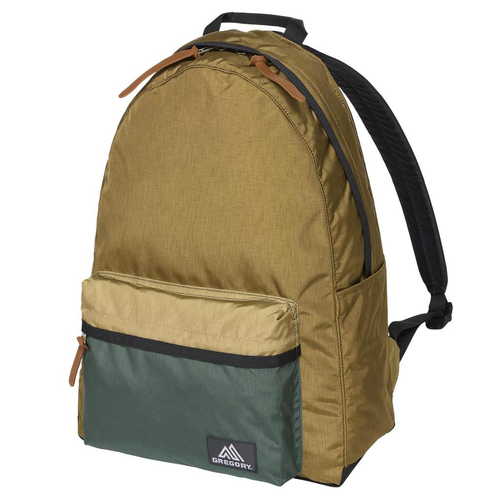 Offizieller Gregory Relax Day Großer PC-Rucksack Blockhaus Khaki, Fassungsvermögen, Stauraum, Leichtgewicht,