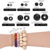 1box 3904pcs 12 styles ABS Plastic Imitation Pearl Beads Round Mixed color 3~10mm Hole: 1.4~2.3mm