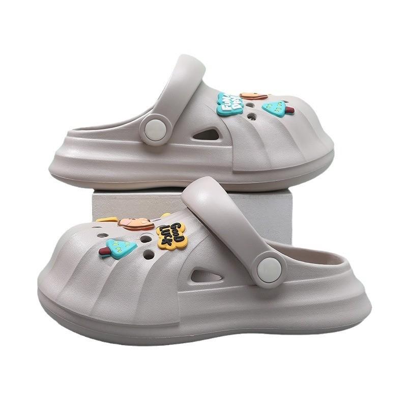 Fun Colorful And Kids Clogs With Cartoon Patterns For Summer Beach And Home Use