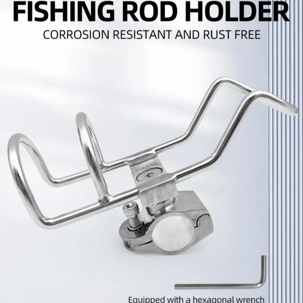 316 Stainless Steel Fishing Rod Holders Clamp Style Stainless Steel Holders Boat Fishing