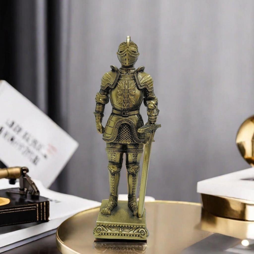 Modern Black Knight Ornaments Resin Crafts Home Decoration Office Business Manufacturer Gift Small Gift
