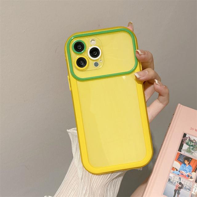

Прозрачный защитный чехол для объектива камеры ярких цветов для Iphone 13 12 Pro Max 11 X Xr Xs Max 13, противоударный силиконовый чехол, чехол