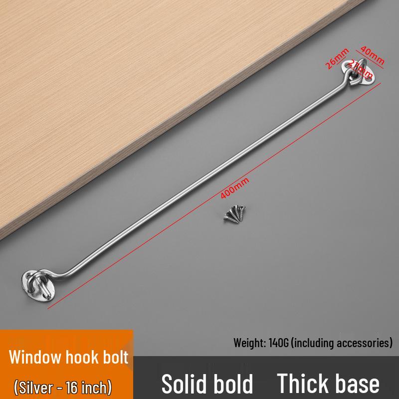 Stainless Steel Window and Door Windproof Hook Stopper