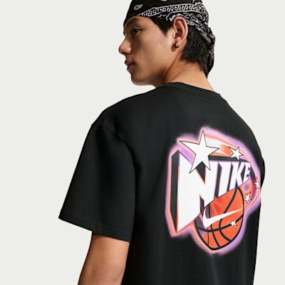 Nike Max90 T Shirts Men s Black Crew Neck Moderate L