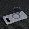 Luxury Rotating Magnetic Stand Carbon Fiber Phone Case for Google Pixel 9 10 Pro XL 9A Magnet Ring Folding Bracket Hard Cover