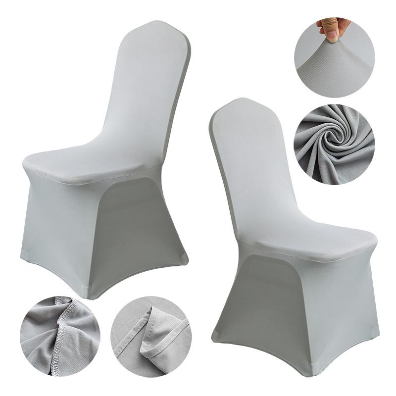 

Chair cover thickened waterproof elastic restaurant chair cover back one four seasons general dining chair cover all inclusive hotel wedding