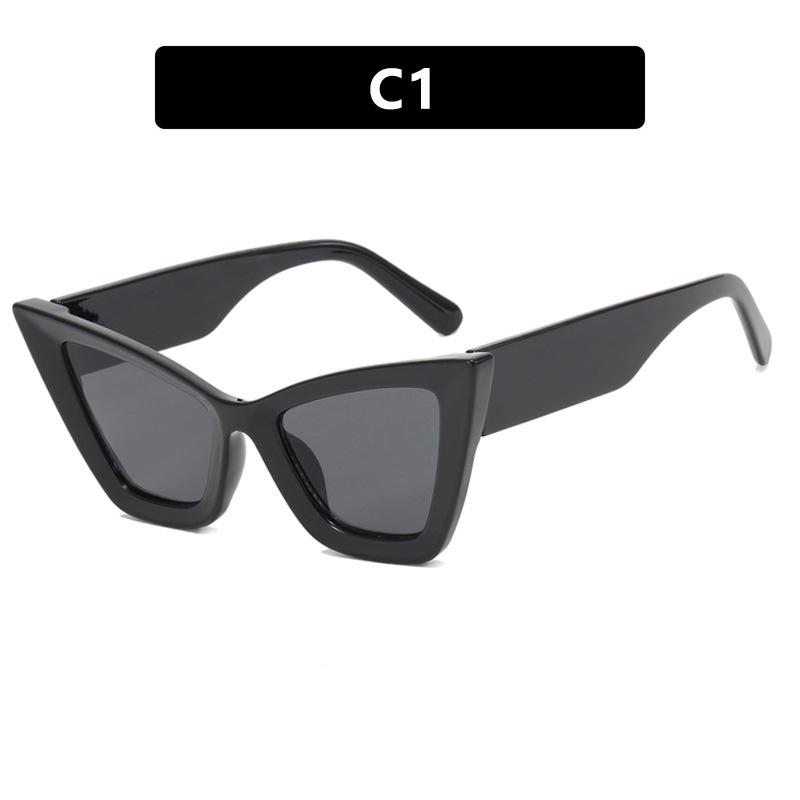 Large Cat Eye Sunglasses - 2023 Women's Fashion Runway Style