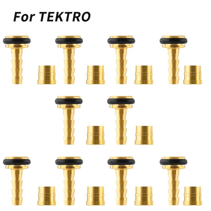 

MUQZI 10pcs Brake Olive Connecting Insert Kit Bike Hydraulic Disc Brake Hose Insert Replacement For BH90 BH59 SRAM MAGURA TEKTRO For TEKTRO
