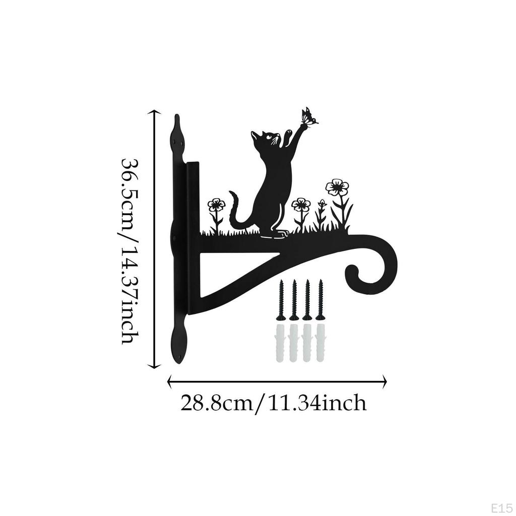 Wall Mount Plant Hanger Hanging Basket Multipurpose with Screws for Cabin