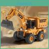 Alloy Excavator Model With Inertial Drive For Childrens Construction Toy