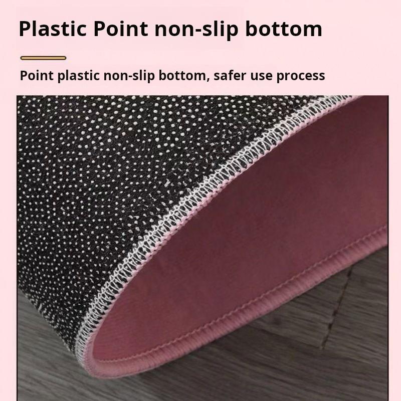 Cream Wind Living Room Carpet Sofa Coffee Table Floor Mat Bedroom Room Household Carpet Stain Non-Slip Resistant Washable