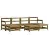 VidaXL Salon de jardin 7 pcs avec coussins bois de pin imprégné 3185940