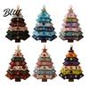 Handmade Seasonal Home Decor DIY Quilted Fabric Tree Kit Halloween Sewing Craft Creative Gift for Lovers Christmas Hanging Ornament Holiday Projects