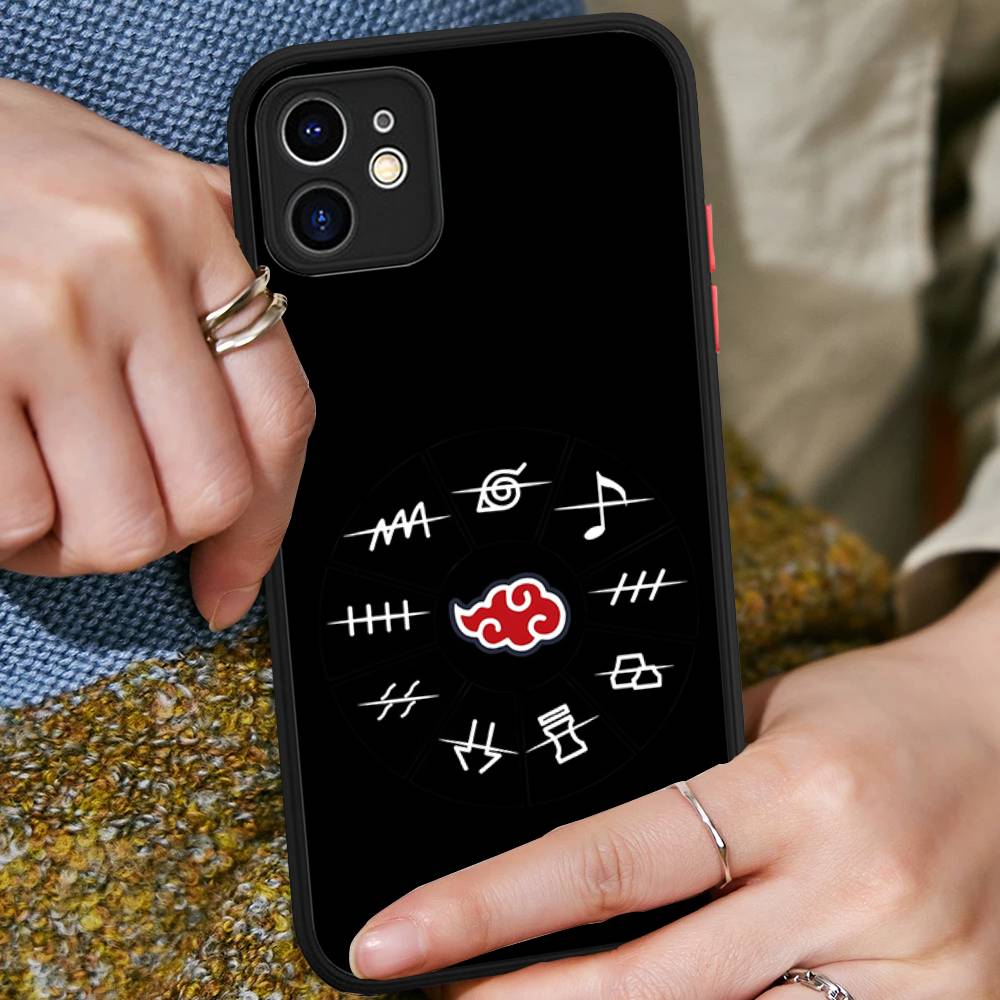 Hot Anime N-Narutos Phone Case For IPhone 16 15 14 11 12 13 Pro Max Plus 12 XS Max Back Cover Matte Case