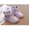 Girls Warm Fleece Lined Snow Boots Kids Winter Soft Sole Cotton Shoes