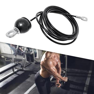 Fitness kladkový kabel LAT stahovací stroj ocelová drátěná lana pro tělocvičnu, domácnost,