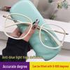 Elegant Anti-Fatigue Women's Reading Glasses - Large Frame, HD Vision, Youthful Look.