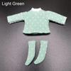Dolls for 1/11 OB11 Doll Doll Cotton T-shirt DIY Doll Clothes Doll T-shirt Socks Cotton Dot Blouse