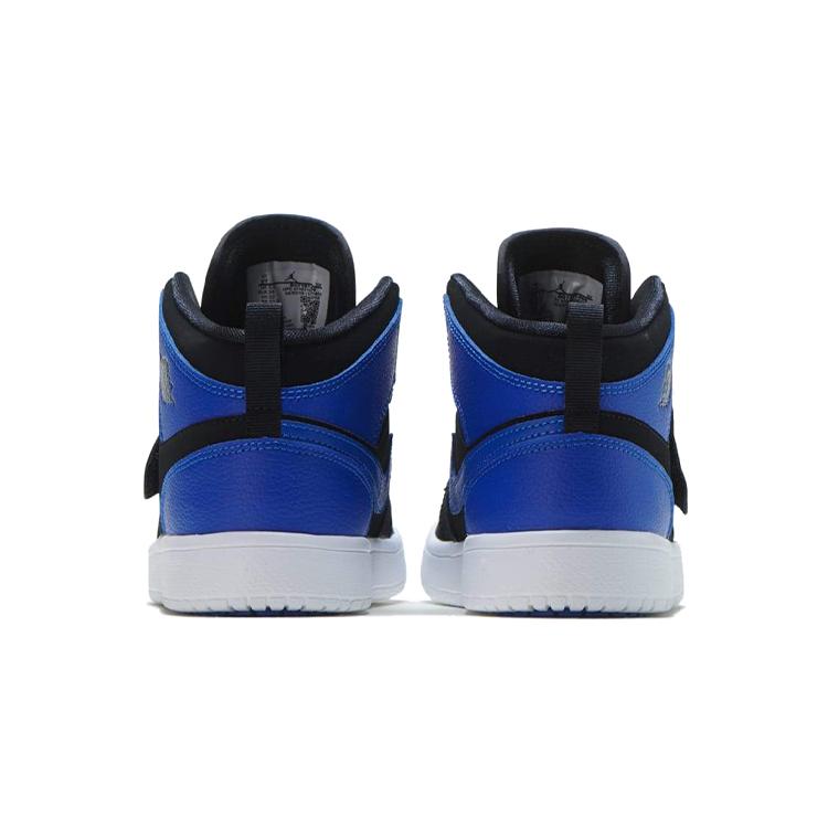 Air Jordan Sky Jordan 1 dla przedszkolaków 'Royal' (Dla obu płci) Czarne / Białe-Królewskie Dziecięce Buty do Koszykówki BQ7197 004