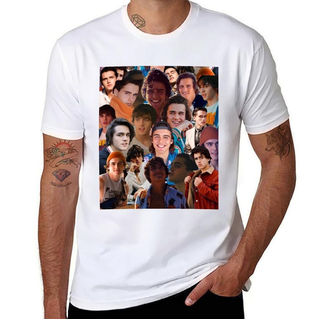 Charlie Gillespie Photo Collage Tshirt Festival Casual Short Sleeve