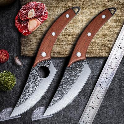 Faca de açougueiro forjada faca de desossar cutelo de carne faca de cozinha de aço inoxidável faca de chef de vegetais
