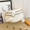 Mehrere Taschen Umhängetasche Damen Schultertaschen PU-Leder Lustige Tasche Bauchtasche Kleine Geldbörse Verstellbar Einkaufs-Schultertasche Geldbörse