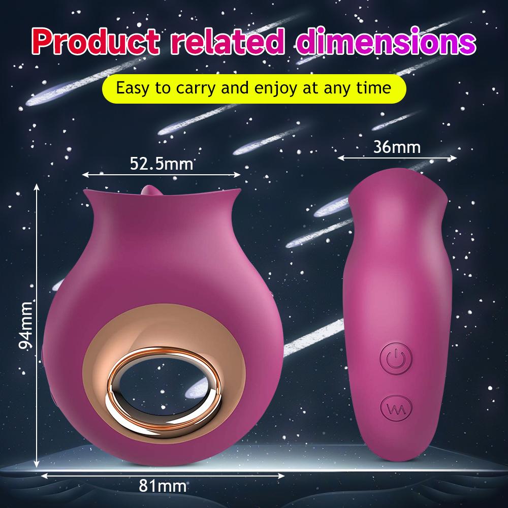 Tongue Licking Vibrator Anal Clit Nipple Vibration Stimulator Masturbator Oral Pussy Vagina Sex Toy For Female Adults Goods