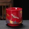 Shangqi Auspicious Cranes Ceramic Gongfu Master Tea Cup