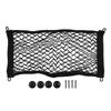 25x50cm Car Back Rear Trunk Storage Net Seat Elastic String Organizer Large Auto Stretch Storage Net For Truck Motorhome
