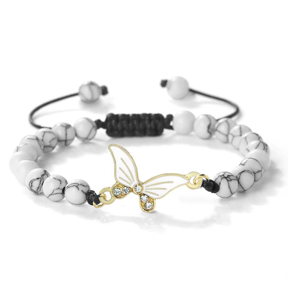 Butterfly Bracelet For Women Girl Elegant Adjustable Chain Charm Energy Jewelry Gold Silver Plated Gift For Her Birthday