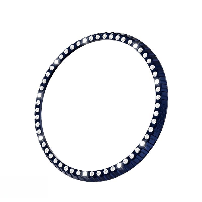 Für Samsung Galaxy Watch 8 classic 46mm Metallrahmen Lünettenring Diamantabdeckung Schutzhülle Galaxy Watch 8 Classic Schutz