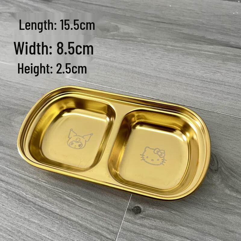 Gold Korean Style 304 Stainless Steel Dipping Dish