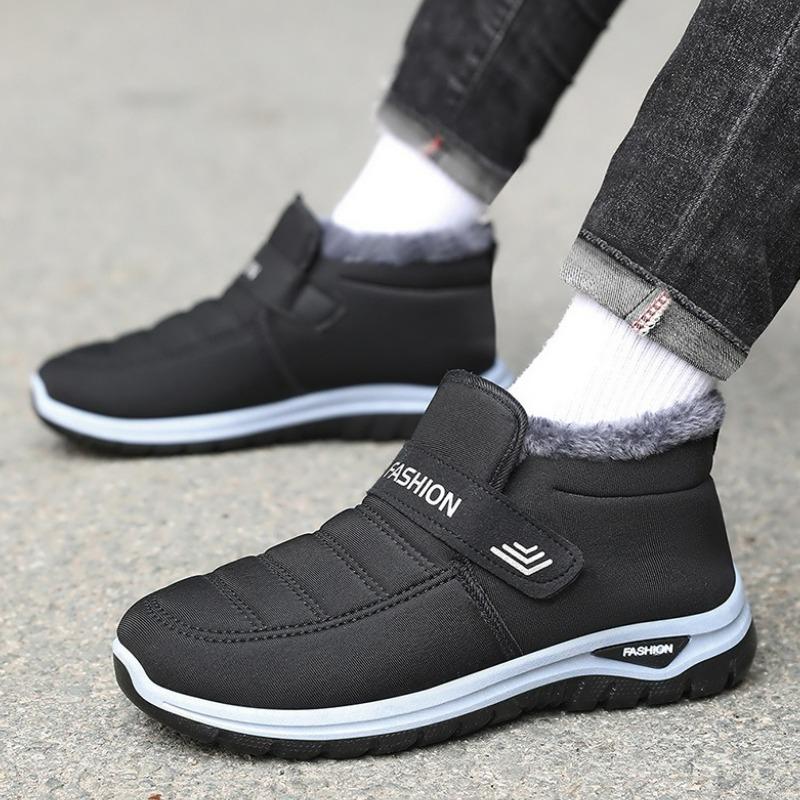 Couple Cotton Shoes Plush Warm Snow Boots Winter Boots for Men Women 2026Winter New Unisex Cotton Boots Warm Ankle Booties Botas