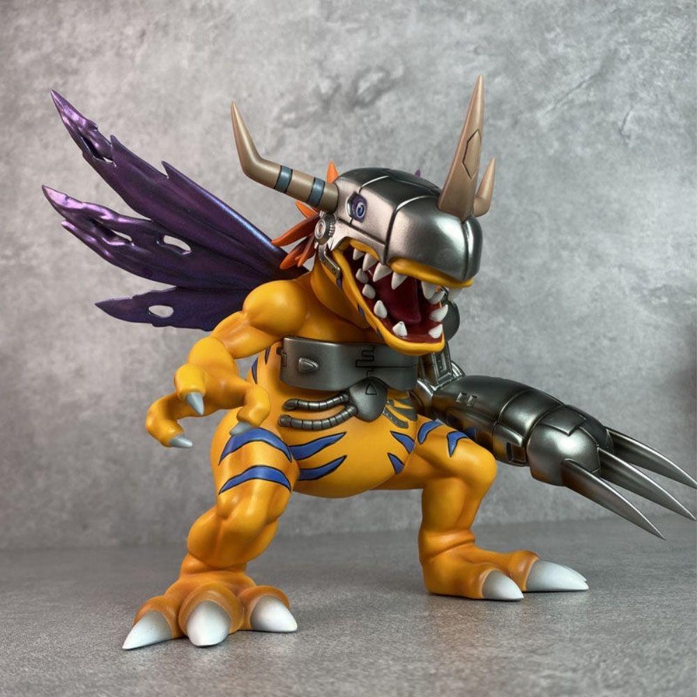 Anime Digimon Adventure Metal Greymon Figure War Greymon Action Figures Pvc Statue Collection Model Toys Gifts