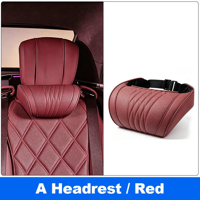 Vtear Universal Car Neck Lumbar Cushion Memory Foam Support Pillow Anti-Scratch Seat Parts Interior Modification Accessories