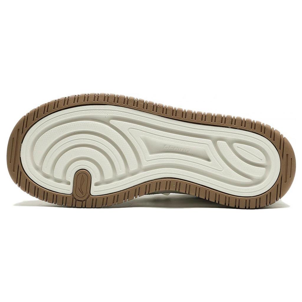 New LiNing Future C1 Anti Slip Wear Resistant Low Top Skateboard Shoes Women's Gray White AGCT028-4