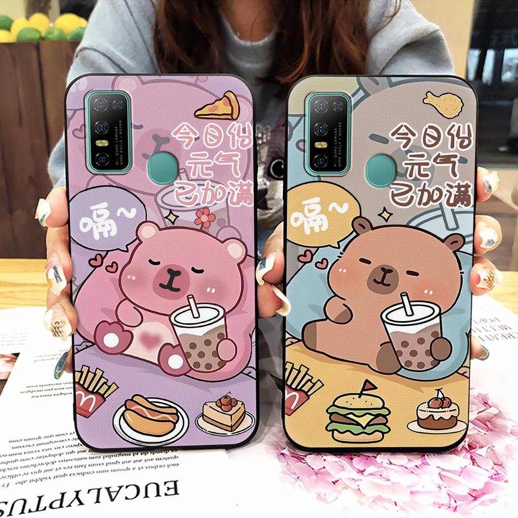 Waterproof TPU Phone Case For Doogee N30 Couple Cartoon Shockproof Full Wrap Soft Case Silicone Back Cover Protective