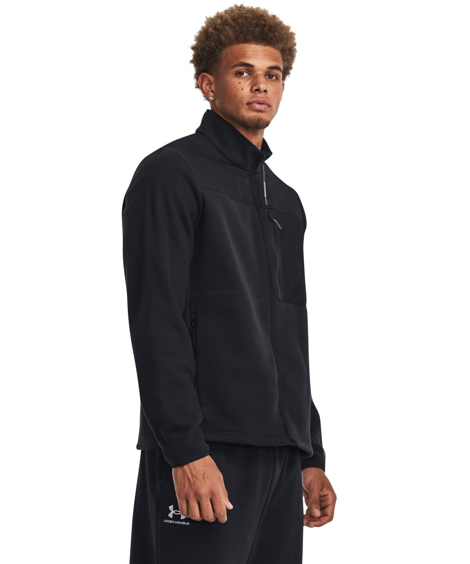

Under Armour UA Microfleece Maxx FZ Black Black Black MD