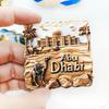 Abu Dhabi Fridge Stickers Middle East Travel Souvenirs The United Arab Emirates Fridge Magnets Home Decoration Wedding Gifts