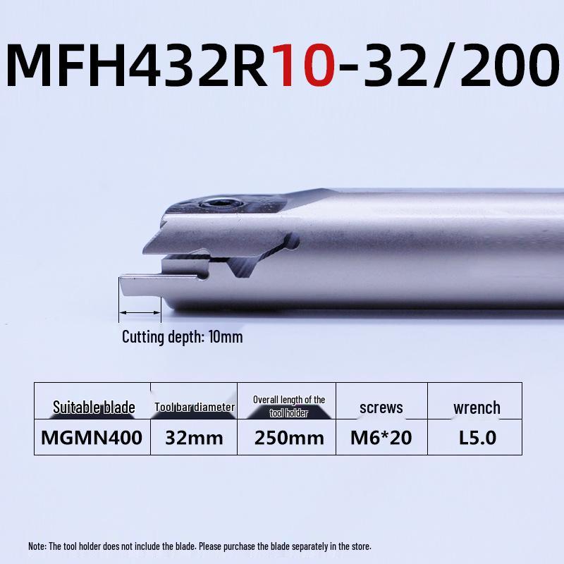 Inner Hole Face Grooving Tool Holder MFHR/L Flat 320/420/325/425 Groove Tool, Spring Steel