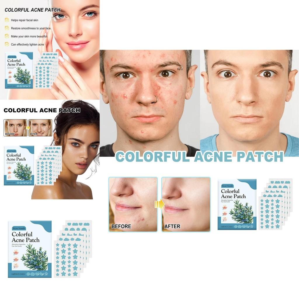 West Month Blue Acne Patches Gentle Deep Cleansing Repairing Spot Treatment For Clear Skin