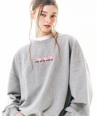 Soipeuyukaen Cotton Melange Loose Fit Sweatshirt